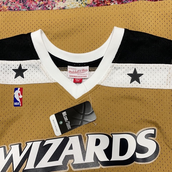 New Large Caron Butler Washington Wizards Mitchell Ness Swingman Jersey - Picture 6 of 7